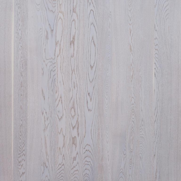 Паркетная доска FOCUS FLOOR Oak Etesian White Matt (Дуб Этизиан) 1-полосный 1800 под снежно-белым матовым лаком