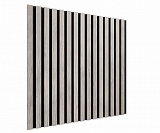 Акустическая стеновая панель COSCA DECOR Дуб старинный светло-серый, чёрный войлок, 600×600 мм